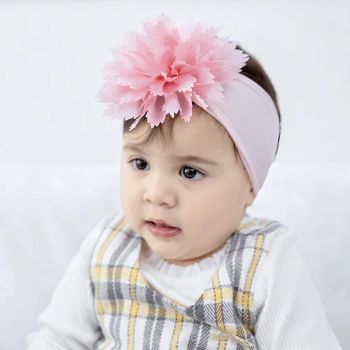 Baby Hair Accessories Sweet Nylon Hairbands Double Bow Hair Ties for Toddlers Infants Newborn Kids - Foshan Youyan Clothing Co., Ltd. - China