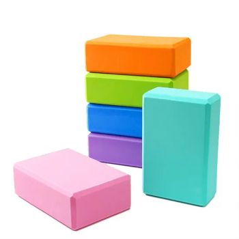Customize High Density Foam Brick EVA Yoga Blocks MOQ 1PC Age Adult Gender Women Origin China OEM Accpetable Feature Durable - Nantong Yihong International Trade Co., Ltd. - China