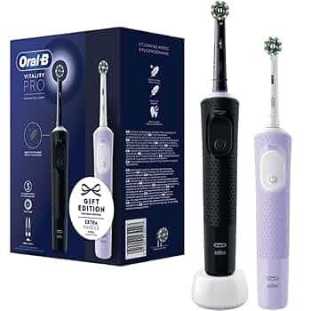 Oral B Compatible Professional Electric Toothbrush with Removable Head USB Powered Patented Replacement Heads - ELU TRADING GMBH - Germany