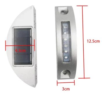IP68 Waterproof Solar Road Stud with Shank Metal Reflective Cat Eye Road Stud Motorway Airport Smart Flashing Solar Road Studs Light - Beijing Roadsafe Technology Co., Ltd. - China