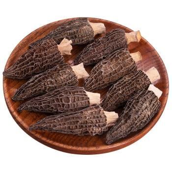 China yellow speaker morel wild dried morel mushroom Size 5-8cm Color Brown Style Dried Weight (kg) 5 Model Number 005 Certification - Jicao Hanfang (ningxia) Agricultural Development Co., Ltd. - China