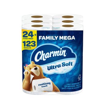 Charmin- Ultra Soft Touch Toilet Paper, 24 Family Mega Rolls from N.G westen holding B.V Charmin- Ultra Soft Touch Toilet Paper, 24 Family Mega Rolls - N.G westen holding B.V - Netherlands