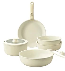 Detachable Ceramic Non-Stick Cookware Set 15PCS Induction 1Y MOQ100 - Baoding Tengke Trading Co., Ltd. - China