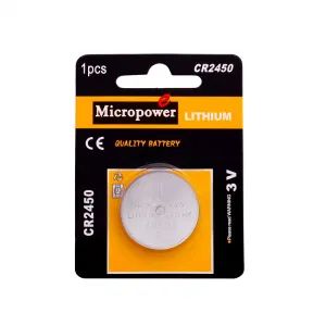 Cr2450 3V Lithium Battery Micropower - Microcell International Battery Co., Ltd. - China
