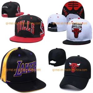 Cheap Custom Bulls Lakers Stitched Hiphop Adjustable Snapback Basketball Caps - Xiamen Aiyimeisi Trading Co., Ltd. - China