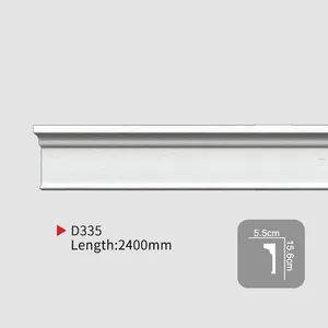Auuan D335 PU Moulding 2.4M Straight Elegant Surface Fireproof 15D MOQ100 - Guangzhou Everwall Co., Ltd - China
