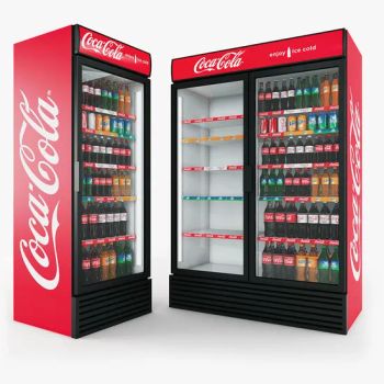380L Swing Glass Door Energy Beverage Upright Refrigerator with Fan Assited Cooling - Apex Refrigeration Equipment Limited - China