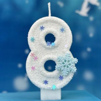 Hot Selling Number Cake Party Decoration Wax Ice Snow Theme Birthday Candle - Good Seller Co., Ltd. - China