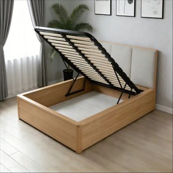 Easy-Install Gas Lift Bed Frame with High-Support Slats for Effortless Under-Bed Storage - Suzhou Xinyue Furniture Accessories Co., Ltd. - China