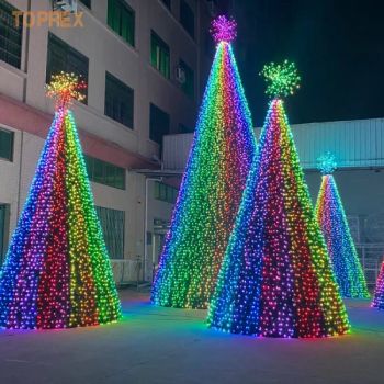 Outdoor Navidad Giant Magic LED Motif Light up Christmas Tree with Smart Lights - Shenzhen Toprex Festival Decoration Co., Ltd. - China
