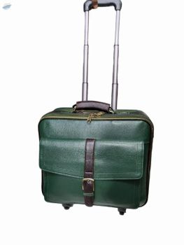 Leather Office Trolley Bag Quality Assurance High Quality Delivery Performance Prompt Delivery Texture Genuine Cow Buffalo Ox Sheep Goat Leather -  BS International  - India