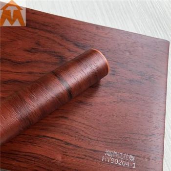 PVC Wooden Grain Laminating Film for Flooring Window Sills Material PVC Model NO. HY Type Decoration HS Code 3918101000 Width can - Zhejiang Zhongbang Decorative Material Co., Ltd. - China