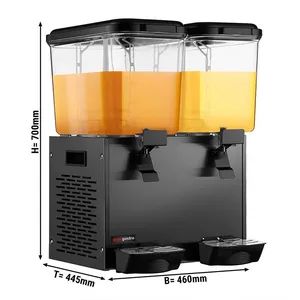 Hotel Restaurant Double Tanks Stainless Steel Cold Hot Juice Tea Beer Water Buffet Juice Dispenser Beverage - GGMGASTRO (QINGDAO) INTERNATIONAL CO., LTD. - China