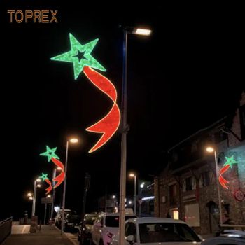 New Effect RGB Color Dynamic Wall Window Park Christmas String Rope Frame Pole Motif Lights - Shenzhen Toprex Festival Decoration Co., Ltd. - China