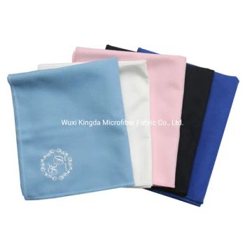 Custom Logo Print Microfiber Glasses Cleaning Cloth Other Sanitary Utensils - Wuxi Kingda Microfiber Fabric Co., Ltd. - China