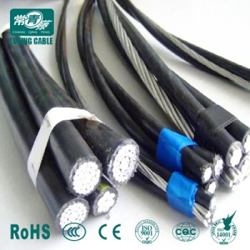 0.6/1kv Al XLPE/Aerial Bundled/ABC Cable for Aluminum Material Shape Round Wire Production Capacity 1000000meters/Month Certification ISO, CCC, CE, RoHS - Shandong New Luxing Cable Co., Ltd. - China