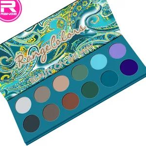 Smoky Eyeshadow Palette12 Colors Glitter Eyeshadow Powder Form Powder Origin China Pao 12 Month Model NO. M-57 Trademark - Guangzhou Rangecolor Cosmetics Co., Ltd. - China
