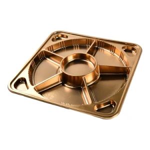 14inch Disposable Plastic Food Packaging Container 7 Divide Party Trays - Manluen Packaging Co., Ltd. - China