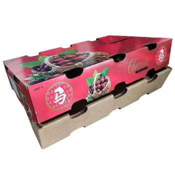 Custom Printed Corrugated Cardboard Paper Fruit Packaging Carton Box - Moyan Industry And Trade Co., Ltd - China