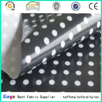 100% Polyester Textile 600d TPU Coating Fabric with DOT Printed Function Tear-Resistant, Heat-Insulation Physical Feature High Strength - Shanghai Sinyo Import & Export Co., Ltd. - China