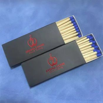 Factory Safe Long Matches Hotel Customized Stamping Golden Logo Match Box Matches for Candle - Sichuan Yelan International Trade Co., Ltd - China
