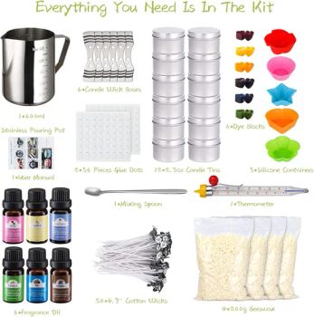 Full Beginners Candle Making Sets Customized DIY Candle Making Kit for Christmas Gift - Shijiazhuang Tabo Candles Sales Co., Ltd. - China