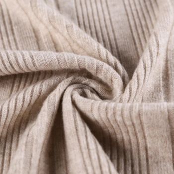 Irregular Rib Textile Rayon Polyester Nylon Yarn Knit Fabric for Collar (50%RAYON 28%POLY 22%NYLON) - Suzhou Feng Yi Textile Import and Export Co., Ltd - China