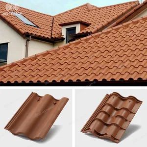 Lightweight Plastic Spanish Roof Tiles Anti UV Synthetic Roofing Tiles Outdoor Lifespan 50 Years - Guangzhou Mingge Technology Co., Ltd. - China