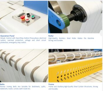 Commercial Laundry Roller Iron Hotel Sheets Tablecloth Ironing Machine for Bed Sheet - Shanghai Flying Fish Machinery Manufacturing Co., Ltd. - China