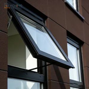 Standard Aluminum Top Hinged Awning Window Glass Windows - Awning Outdoor Window & French Window Awning - Reaching Build Co., Ltd. - China