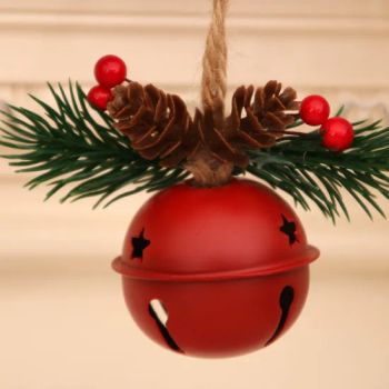 Christmas Bells, Door Hanging Bells, Red Fruit Pine Cones, Wind Chimes, Christmas Tree Ornaments, Christmas Decorations - SZ Better Limited - China