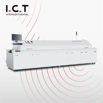 SMT Reflow Oven for LED Rechargeable Flashlight T5 Converter PCB Vacuum Nitrogen Convection Solder - Dongguan ICT Technology Co.,Ltd. - China