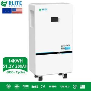 51.2V 280ah LiFePO4 Battery 48V 14kwh Home Energy Storage System Residential Ess Floor Standing Solar Lithium Ion Batteries Pack - Shenzhen Elite New Energy Co., Ltd. - China