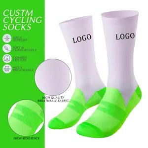 Men Bicycle Design Sports Wholesale Crew Custom Mens Quick Dry Customised Unisex Cycling Socks - Zhuji New East Import and Export Co., Ltd. - China