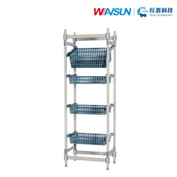 Cssd Medical Transport Cart Aluminum Trolley Without Basket Hospital Use - Jiangsu Wansheng Precision Sheet Metal Co., Ltd. - China