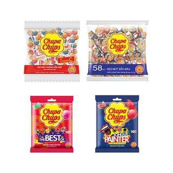Chupa Chups Candy Lollipop Assorted Fruit from FMCG VIET CO., LTD Chupa Chups Candy Lollipop Assorted Fruit - FMCG VIET CO., LTD - Vietnam