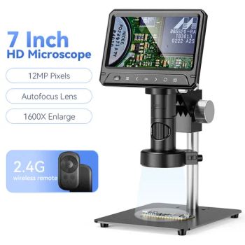7inch IPS LCD Mobile Repair 12MP 1600X Touch Screen Microscope LED Light Electron Digital Camera Microscopes - Henan Monma Machinery Equipment Co., Ltd. - China