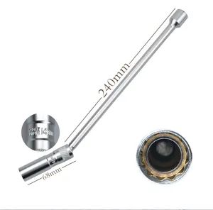12 Point Long Handle Universal Swivel Magnetic Thin Wall Joint Spark Plug Removal Socket - Hangzhou Sinkee Technology Co., Ltd. - China