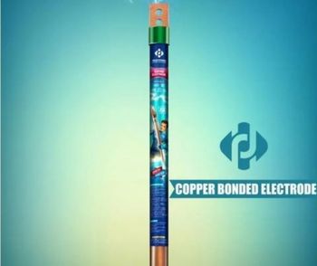 Copper Bonded Pipe Earthing Electrodes Material Copper bonded Used In Earthing System Advantages Highly Reliable in long - Todi Associates - India