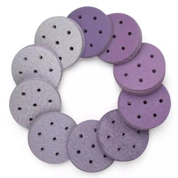 Purple Film Sandpaper Hook and Loop Abrasive Equivalent to 3m Cubitron II 775L 60# - Beijing Treeing Technology Co., Ltd. - China