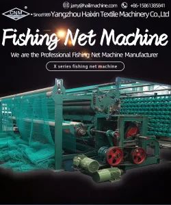 Factory Produced 38mm Pitch Single and Double Knot Fishing Net Machine Zrd38-200X - Yangzhou Haili Precise Machinery Manufacturing Co., Ltd. - China