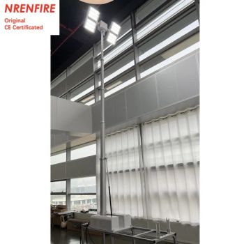 Fire Vehicle Roof Top Mounted Pneumatic Telescopic High Mast Tower Light for Emergency - Huaian Nengren Manufacture and Trade Co., Ltd. - China