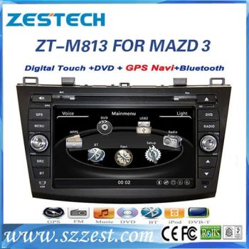 Zestech 2 DIN Car Radio DVD for Mazda 3 2010-2013 GPS Navigation System - Shenzhen Zest Technology Co., Ltd. - China