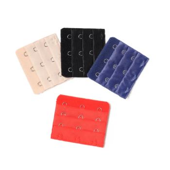 Women Intimates Lengthened Bra Hook Extenders 2 Hooks/3 Hooks/ 4 Hooks Extension Strap Hook Clip Expander Adjustable Belt Buckle Intimates Bra Accessories Women - Jiangmen Amxingda Technology Co.,Limited. - China