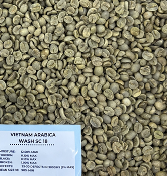 Vietnam Arabica, Grade 1, Screen 16/ 18, Fully-Washed - Tin Thanh Dat Joint Stock Company (TTD) - Vietnam