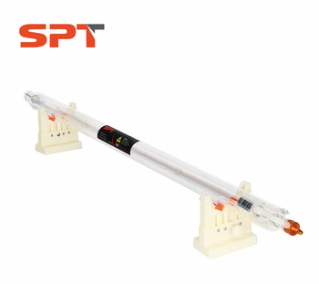 Glass SPT CO2 Laser Tube.C90 Watt, For Cutting Brand SPT Voltage 210V Diameter 80mm Stability High Length 1250 mm Material - Vasu International - India
