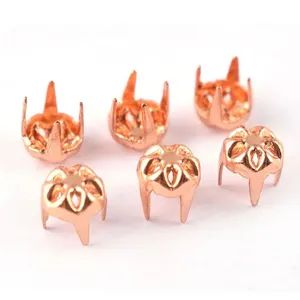 5mm Fashion Accessories Brightly Flower Claw Nail Rivet for Handbag Backpack - GUANGZHOU BOLIAN GARMENT&BAG ACCESSORIES CO., LTD. - China