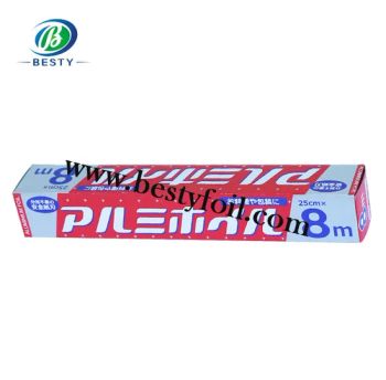 Japan Aluminum Foil Rolls -Kitchen Foil 8m - NINGBO BESTY ALUMINUM FOIL PRODUCTS CO., LTD. - China