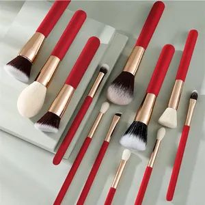 Factory Direct Supply 25PCS Red Makeup Brush Sets Blush Brush High Gloss Brush Soft Beauty Tool - Shenzhen MyColor Cosmetics Co., Ltd. - China