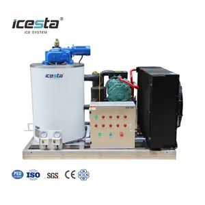 Sea Food Seawater 2t Flake Ice Making Machine for Fishery - Shenzhen Brother Ice System Co., Ltd. - China